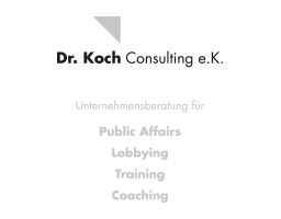 Dr. Koch Consulting e. K.